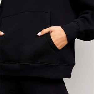 Sweat-shirt personnalisé en fibre de bambou 220g, molleton doux, respirant, séchage rapide, unisexe, OEM ODM, impression personnalisée, vente en gros - Product Image 6
