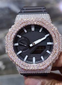 Cache-cadran de montre personnalisé de haute qualité, serti de moissanite VS D, pour GA-2100/GA-2110 - Product Image 2