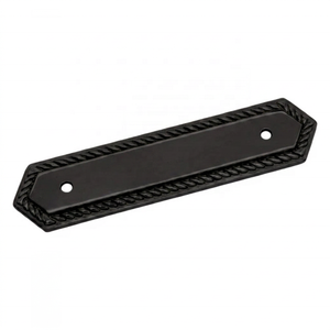 Poignée de meuble en laiton bronze antique avec bordure en corde, finition mate, pour tiroir, porte, cuisine - Product Image 4