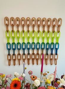 Chaînes murales décoratives en résine transparente colorée pour projets DIY, séparateur de pièce moderne et écologique - Blatant Exports - Product Image 2