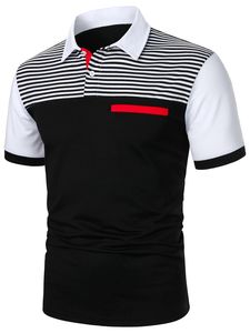 Polo en coton à manches courtes pour homme, coupe classique, logo personnalisé OEM, taille et logo sur mesure. - Product Image 4