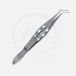Pinzas para Cápsulas Arruga de Al Mida Healthcare, Curvas, Muy Delicadas, Instrumentos Quirúrgicos Oftálmicos de Acero Inoxidable, Microinstrumentos Manuales con Certificación CE - Product Image 3