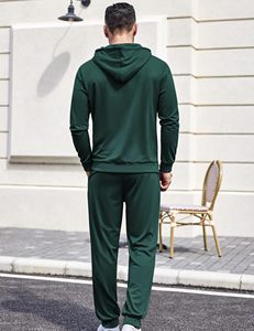 Conjunto de Chándal Personalizado Unisex para Hombre y Mujer, 2 Piezas, Sudadera con Capucha y Pantalones Deportivos, Ropa Deportiva Informal, Atuendo Atlético, Felpa de Algodón, Ropa a Juego - Product Image 3