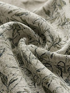 Chemise décontractée pour homme Enovate à manches longues, imprimé floral, col rabattu, manches longues, respirante, en lin tissé pour l'été - Product Image 4
