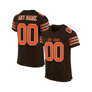 Maillot de football américain haut de gamme, uniforme d'équipe personnalisé élégant, maille respirante, confortable, durable, coupe ajustée, léger, athlétique - Product Image 6