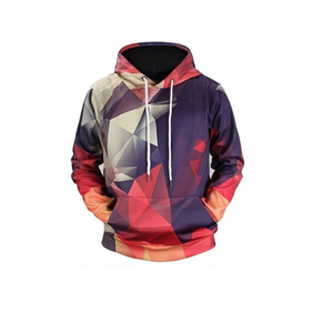 Sweat-shirt à capuche pour homme, manches régulières, en polaire tricoté uni, polyester, design décontracté avec poches, coupe régulière, vêtements d'hiver, streetwear - Product Image 2