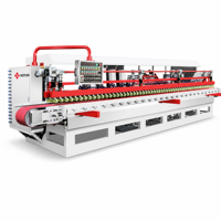 Machine de profilage de chants de pierre multifonctionnelle pour découpe à 45 degrés, polissage, chants droits, chants arrondis et chants à mèche pour comptoirs en quartz