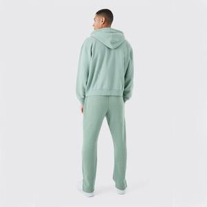 Custom <b>Men's</b> Women's Tracksuits Hoodies Heavy Weight 500 GSM 350 GSM Polyester/Cotton Fleece Embroidered Oversized Hoodie <b>Shorts</b> - Product Image 2