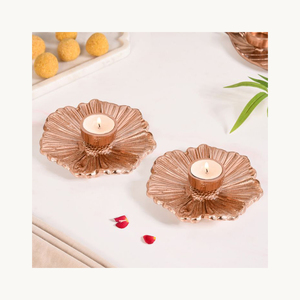 Porte-bougie tealight de luxe en métal, élégant, nouvelle arrivée, personnalisable, pour décoration de mariage, centre de table - Product Image 5