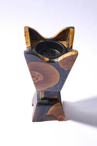 เตาเผาไม้หอมอูดแบบพรีเมียม ทำจากไม้เนื้อแข็งและเรซิน สำหรับตกแต่งมับคาฮารา เหมาะสำหรับงานมาจลิส รอมฎอน และเป็นของขวัญในวันอีด - Product Image 3