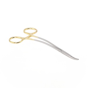 Porte-aiguille microvasculaire en acier inoxydable de haute précision pour microchirurgie, procédures vasculaires manuelles, conforme aux normes de sécurité CE - Product Image 2