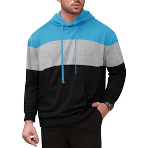 Sudadera con Capucha de Poliéster y Algodón para Hombre, con Logotipo Personalizado, Forro Polar, Estilo Casual Urbano, Transpirable, Ecológica, con Bolsillo - Product Image 1