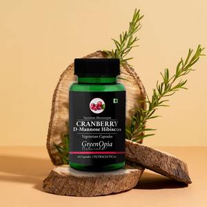 Extrait de canneberge, D-Mannose et capsules de fleurs d'hibiscus |   60 Capsules végétariennes |   Complément alimentaire à base de plantes et de nutriments - Product Image 5