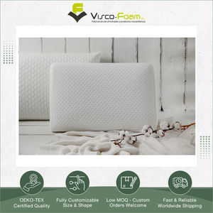 El Mejor Distribuidor del Mundo Ofrece Almohadas Cervicales de Espuma Viscoelástica Clásicas Blancas de Excelente Calidad para Hoteles, Hogares y Uso en la Cama - Product Image 2