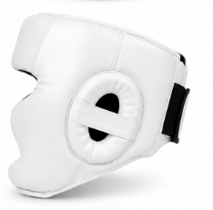 Protector de Cabeza de Boxeo de PU Blanco HAWK SPORTS INDUSTRIES, para Entrenamiento, Sparring, MMA, Muay Thai, Taekwondo, Unisex, Juvenil - Product Image 3
