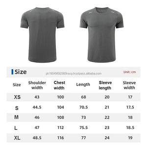 Vêtements de sport Chemise de compression pour hommes Vêtements d'entraînement à séchage rapide T-shirt de fitness T-shirt en polyester T-shirt d'entraînement sportif T-shirt de gymnastique personnalisé - Product Image 4