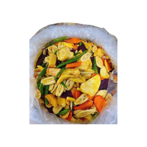 Premium Vietnam Vacuum Fried Mixed Fruits and <b>Vegetables</b> Made from Natural Tropical Produce for Snack Packaging and Export - Product Image 1