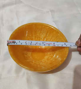 Cuenco de resina de alto pulido hecho a mano personalizado de alta calidad, utensilios de cocina, cuenco para servir sopa, técnica tallada - Product Image 2