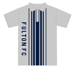 เสื้อโปโลพิมพ์ลายสีทึบสำหรับผู้ชาย - Product Image 2