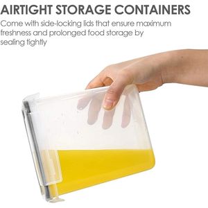 32-Piece Airtight Food Storage Containers <b>Set</b> BPA-Free Plastic Kitchen Pantry <b>Canisters</b> with Lids for Cereal and Pasta - Product Image 3