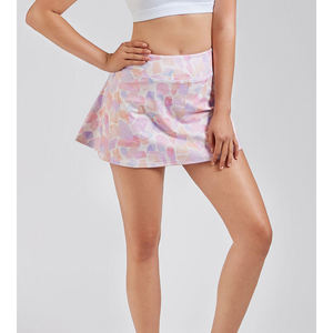 Jupes courtes décontractées pour femmes et jeunes filles, grandes tailles, en polyester léger, respirant, anti-UV et anti-humidité - Product Image 1