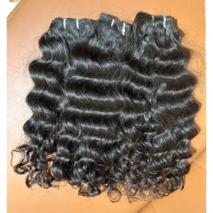 Extensions de cheveux au crochet en gros pour le repoussage, cheveux brésiliens vierges Remy bruts, 25g, double trame machine, prix usine - Product Image 6