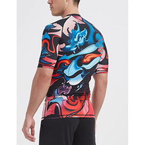 Professional Half Sleeve Rash Guard Durable <b>Compression</b> Sportswear Premium Manufacturer Bulk Orders - Product Image 3