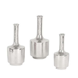 Vase à fleurs décoratif artisanal en aluminium moderne, écologique, de qualité supérieure, durable, léger, résistant à la rouille, pour la maison, le bureau, l'hôtel - Product Image 1