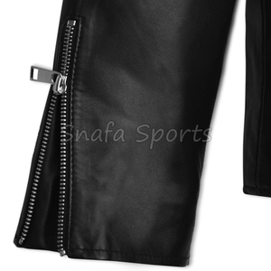 Design Women's <b>Genuine</b> <b>Leather</b> <b>Jacket</b> Real Lambskin Biker Coat Windbreaker Bomber Motorcycle Premium Clothing <b>Jacket</b> - Product Image 4