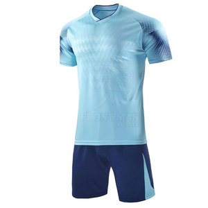Kit de football pour adultes de haute qualité, 100% polyester, imprimé par transfert thermique, respirant, respectueux de l'environnement, design unisexe, nom d'équipe personnalisé, sport - Product Image 4