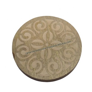 Printed Wooden <b>Incense</b> <b>Stick</b> <b>Holder</b> in Circular Shape for Yoga Meditation Office Living Room Fragrance - Product Image 1