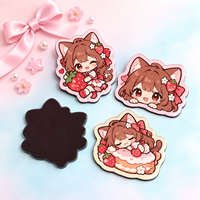 Fabricant d'aimants de réfrigérateur en acrylique personnalisés, cadeaux promotionnels mignons et amusants avec logos et formes personnalisés