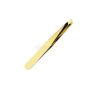 Pince à épiler professionnelle en acier inoxydable pour sourcils et épilation, idéale pour la beauté, avec pointe fine et inclinée, en métal - Product Image 6