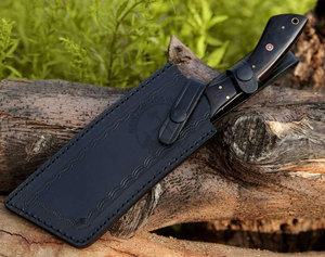 มีดครัวดาบเหล็กดามัสกัสทำมือรุ่นใหม่ล่าสุด ขนาดใบมีด 7 นิ้ว พร้อมด้ามไม้/กระดูกหายาก อุปกรณ์เสริมสำหรับครัว - Product Image 6