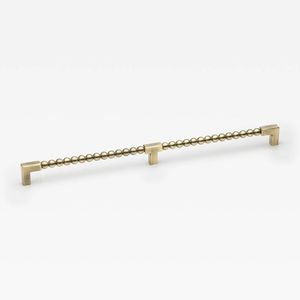 Metal Hammered Drawer <b>Pull</b> Handle Luxury Furniture Hooks with Elegant <b>Bar</b> Knob Style - Product Image 2