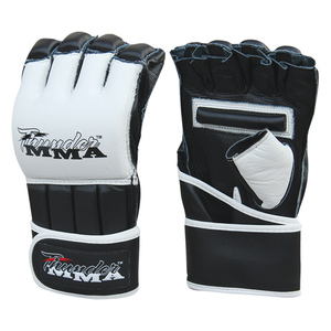 Customize Unisex Lightweight Battle Gloves Martial Arts Training Half Finger Design for Closure Genuine Leather MMA Gloves - Product Image 1