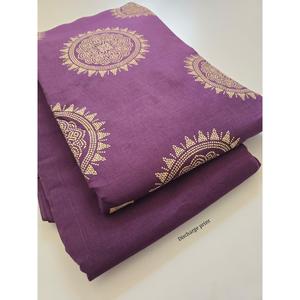 Tela Estampada Jaipuri de Algodón Puro Premium de 60x60, 44 Pulgadas de Ancho, Súper Calidad para Bolsos, Pedido Mínimo de 10 Metros - [5 METROS SUPERIORES + 5 METROS INFERIORES] - Product Image 1