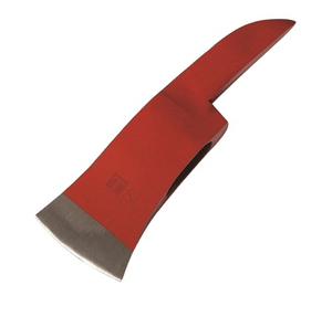 Flat Backed Axe <b>Head</b> Red Painted Carbon Steel Blade 3 In Cutting Edge Hatchet <b>Style</b> For Splitting Firewood DIY Grade - Product Image 2