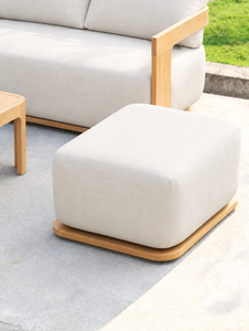 Conjunto de Muebles de Jardín de Madera de Teca, Mesa y Sofá para Patio, con Cojines, para el Borde de la Piscina, Hotel, Villa, Fabricante de Indonesia - Product Image 4