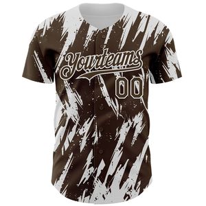 Maillot de baseball personnalisé avec nom et numéro, impression sérigraphique, manches courtes, 100% coton biologique, antibactérien - Product Image 4