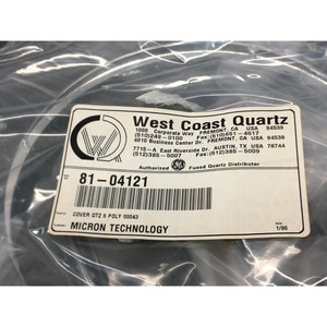 AMAT 0200-00043 QUARTZ, COVER 6", POLY .40 - อุปกรณ์และอะไหล่เซมิคอนดักเตอร์ระดับโลกที่เชื่อถือได้ - Product Image 3