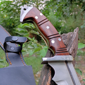 Couteaux Bowie de collection avec lame de forme classique et manche décoratif pour présentations traditionnelles et équipement de camping - Product Image 3
