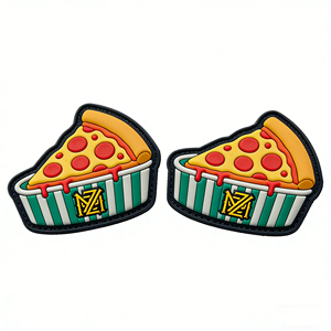Patchs en PVC pour l'aviation, patchs en caoutchouc pour l'espace aérien, patchs en caoutchouc PVC souples personnalisés avec logo en relief, accessoires vestimentaires en vrac, faciles à coudre - Product Image 6