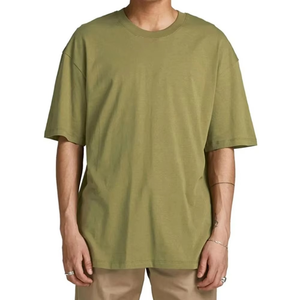 T-shirt de sport pour homme à manches courtes, best-seller 2025, avec logo frontal, 100 % coton, séchage rapide et respirant, idéal pour la gym et le fitness - Product Image 4