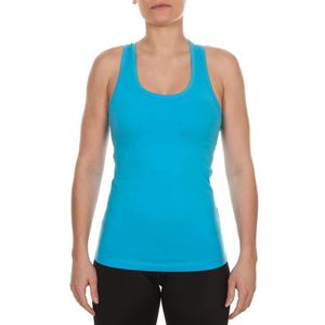 Débardeur de sport personnalisé pour femme, sans manches, uni, 100% coton, séchage rapide, anti-boulochage, pour la course à pied, le basketball, la gym, la remise en forme et l'entraînement - Product Image 3