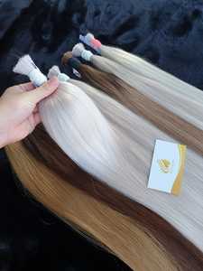 100g Venta de cabello a granel de color Mejor precio barato Proveedor de cabello humano de Vietnam Extensión de cabello liso natural de lujo No Remy Todos - Product Image 4