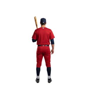 Camiseta de Béisbol de Manga Larga Unisex OEM de Alta Calidad, Personalizada con Bordado Frontal, Prenda Holgada 100% Poliéster - Product Image 5