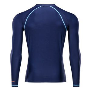 OEM Custom Breathable Eco-Friendly Anti-Bacterial Quick Dry Rash Guard For Men Spandex <b>Surf</b> Diving Compression Shirts BJJ - Product Image 2