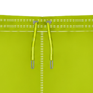 Pantalones Cortos de Rugby Verde Lima y Blancos, Cintura Elástica con Cordón, Uniforme de Equipo Geométrico Personalizado, Ropa Deportiva Transpirable para Entrenamiento - Product Image 6