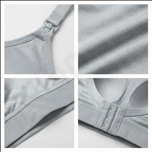 Venta al por mayor Sujetador de lactancia materna Lencería de maternidad Soporte de embarazo Sujetador de lactancia abierto frontal - Product Image 4